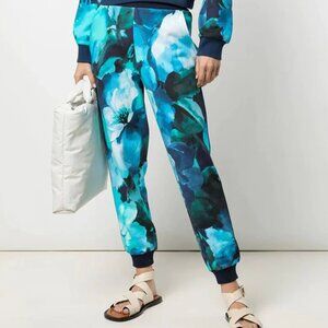 Marchesa Printed Sweatpant M Blue